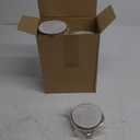 12 Pcs Tambourine Drum Bulk for Adults Hand Held Percussion Gift Operation Christmas Bulk Items Wood Metal Jingles Musical Educational Drum Instrument for Church Wedding Party Games(White) (4 Inch)