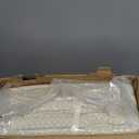 Wonderful 100% Cotton Jersey Knit Quilt - Rice Stitch Heather Beige King Quilt with 2 Pillow Shams, Soft & Breathable, All-Season Use, Hypoallergenic, Prewashed Bedspread & Coverlet, 104"x94" (Apricot Beige Melange)