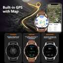 Smart Watch for Men Built-in GPS with Map(Answer/Make Call/Text), 1.46" AI Smartwatch for Android Phones/iPhone, 100+ Sport Mode Fitness Tracker with Health/Sleep Monitor, Compass/Barometer(2 Straps)