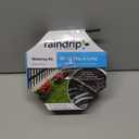 Raindrip R280DT Drip-A-Long 1/4 in. Dripline Kit includes 50 feet of 1/4-Inch Dripline preassembled with 1/2 GPH drippers, 5 Barbed Tees, 5 Barbed Elbows, 5 Barbed Couplings, 5 End Plugs (No Timer)