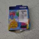 Brother Genuine High Yield Color Ink Cartridge, LC2033PKS, Replacement Color Ink Three Pack, Includes 1 Cartridge Each of Cyan, Magenta & Yellow, Page Yield Up To 550 Pages, Amazon Dash Replenishment Cartridge, LC203