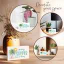 2 x Wooden Block Sign - Every Summer Has A Story - 3"X5" Pine Wood Plaque, Home & Office Decorations, Housewarming Gift, Table, Shelf, Desk Decor & Accessories - B14