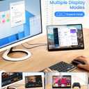 14 inch FHD Portable Touchscreen Monitor with HDMI VGA DVI Ports Compatible with Laptops PC PS5/4, Industrial, POS, Kiosk, Screen Extender 19201200 HDR IPS Small Touch Screen Display 500 nits