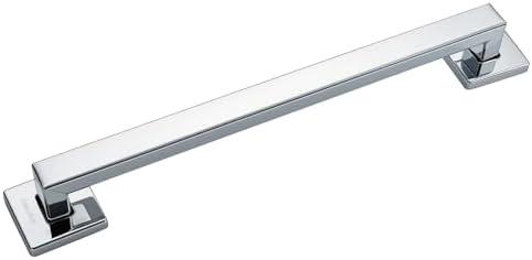Joyrain ADA Square Grab Bar 24 Inch - 500lb Capacity Safety Rail for Elderly, Non-Slip Bathroom Handle (White, 24 inch)