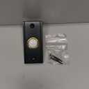 Vintage Style Wired Doorbell Button with Light, Replacement Doorbell Button for Existing Wired Systems, Antique Brass Finish for Home and Office (C)