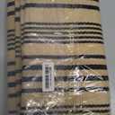 Black and Tan Outdoor Rug 2'x4',Striped Front Porch Rug Machine Washable Front Door Mat Entryway Throw Rug for Front Porch Indoor Outdoor Doormat