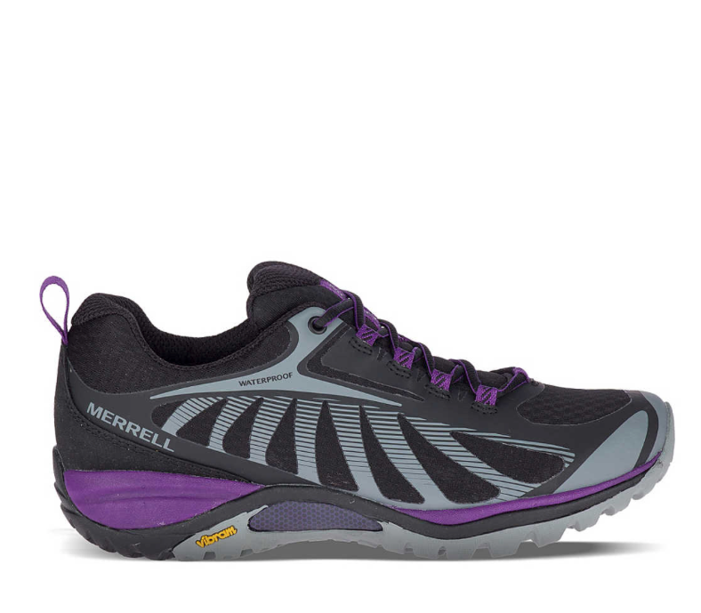 Merrell Women\'s Siren Edge 3 Hiking Shoe, Black/Acai, US 9.5