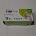 Disposable Vinyl Gloves, Food Safe, Latex-Free Powder-Free Clear Plastic Gloves for Cooking, House Clean, Food Prep (Large)