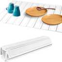 Large Stone Dish Drying Mat for Kitchen Counter,23"15.3"Collapsible Quick Drying Dish Mats,Ultra Absorbent Diatomaceous Earth Mats for Dishes Bottles Cups, Match Any Countertop,Eco-Friendly.