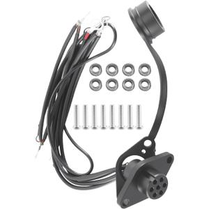 39886 Winch Remote Control Female Socket Wiring Connector Harness Kit Compatible with Badland 5000 12000 Winches, 5 Wire Pin Applications (12V)