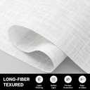 4-Panel Replacement Fabric for Sliding Panel Track Blinds 23" W x 96" L Fabric Only Pre-Attached Hook & Loop Fasteners Trimmable, No Bottom Rail Included, Light Filtering - White