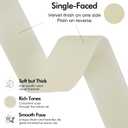 MEEDEE Ivory Velvet Ribbon 1-1/2 Inch Single Face Nylon Velvet Ribbon 10 Yards Spool Cream Ribbons for Christmas Tree, Gift Wrappig, Rustic Wreath, Velvet Bow, Hair Bows Making, Home Decor