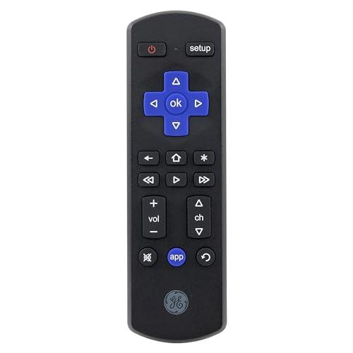 GE 4-Device Replacement Remote for LG Compatible with LED LCD HD UHD 4K HDR Smart TVs Plus Universal Remote Control Function for Streaming Players, Sound Bars, Blu-ray, DVD, and More, 57818