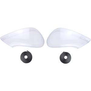 Left and Right Headlight Lens Shell Cover for Porsche Cayenne 2008-2010