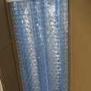 Mahjong Racks with Pushers 4PCS Set Majiang Tile Holder Acrylic Mahjong Racks Accessories and Gifts (Glitter Blue), Standard