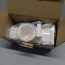 Rotary Ice Shaver with Handle Manual Hand Crank Snow Cone Maker Machine Qucik Shaved Ice Maker with Suction Feet, All Ice Cubes Fitted.Premium Portable Ice Crusher and Shaved Ice Machine. (White)