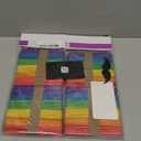 Mr. Pen Colored Popsicle Sticks, Wooden Rainbow Colored Popsicle Sticks for Crafts, 200 Pack, 4.5 Inch