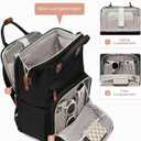 LOVEVOOK Laptop Backpack for Women, 17.3'' Waterproof Nurse Bag Teacher Work Backpack Purse for Women, Travel Computer Backpack for College Office Business Ladies