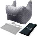 Zomaple Mastectomy Pillow - Post Surgery Pillow, Mastectomy Recovery Must Haves, Breast for After Heart Surgery, Reduction & Augmentation Patients Sleeping, Recovery Seatbelt Protection-Surgery Gift (Charcoal Grey)