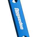 PTFE Hose Assembly Tool, Double-ended AN Fittings Wrench 6AN Socket- AN8 B-nut, Blue