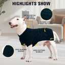 BINGPET Dog Sweater,Warm Turtleneck Dog Sweaters for Small Medium Dogs Girls Boys,Fall Classic Knit Puppy Pet Sweatshirt Knitwear Outfit,Dog Winter Coat for French Bulldog,Boston Terrier(Blue,SM)