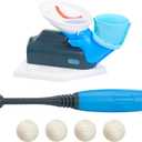Little Tikes 2-in-1 Pop 'n Pitch Trainer, Outdoor Sports Experience for Boys and Girls Ages 3+, Blue