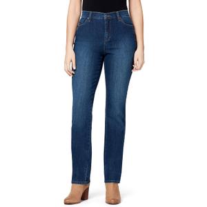 Gloria Vanderbilt Womens Amanda Classic High Rise Tapered Jean Petite (16 Short, Scottsdale)
