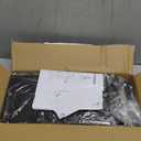 Spacrea clamp on Desk Shelf, 2 Tier Office Desk Shelves Organizer, Wood Desktop Supplies Storage Rack, Desk Organizers and Accessories (Black)