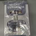 Electric Heated Lunch Box for Men/Women Home 80W Portable Food Warmer with 12V/24V/110V/220V Stainless Steel Leakproof Container for Work Travel Jobsite Camping Christmas White Elephant Gifts (Black & Grey)