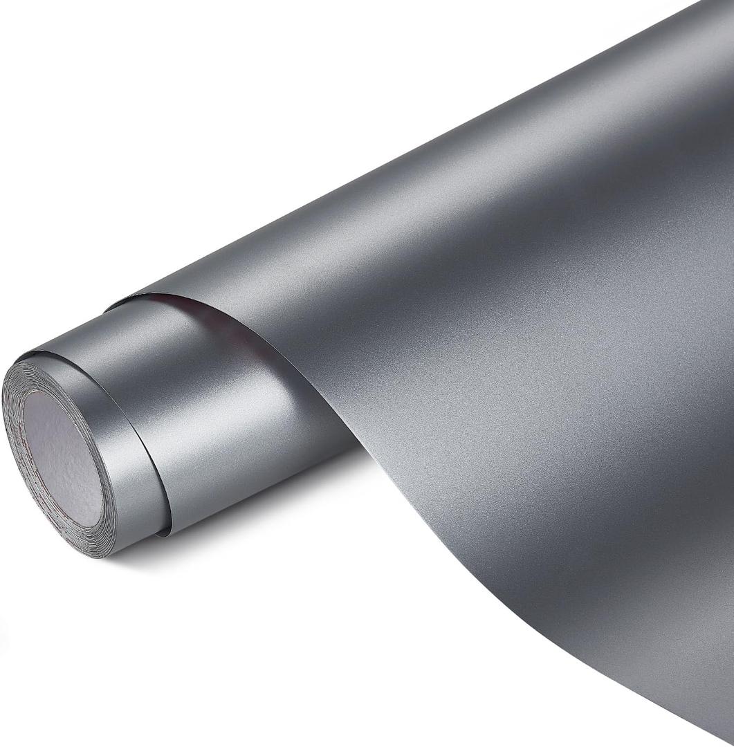 ANT Silver Craft Permanent Adhesive Vinyl 12" x 30ft for DIY Project, Decal, Sticker, All Weather Fade Proof, Indoor Outdoor Use for Crafts, Cricut, Silhouette, Expressions, Cameo, Signs