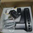 TIROL 2.5" Trailer Hitch, 2.5 inch Receiver Hitch, 2 5/16 Ball Hitch, 6 in Drop/Rise, Max 25000 LBS, Heavy Duty Adjustable Hitches for Truck, Camper, Boat, RVs, Class 4, 5