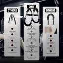 Chest Workout Equipment, Twister arm Trainer, Adjustable 5 Resistance Levels Ergonomic Home Gym Equipment, Chest Workout Equipment for Daily Fitness and Muscle Building Training (Balck&Blue 66-77-88-99-110lb)