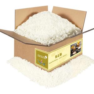 SACATR 5LB Soy Wax for Candle Making, 100% Soy Wax - Natural Candle Wax- No additives and Pure, Premium Quality Candle Wax for Candle Making