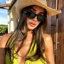 Retro Oval Sunglasses for Women, Small Cat Eye Trendy Shades UV400 | sun glasses womens, narrow frame, fashion accessory, CL015