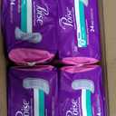 Poise Incontinence Pads & Postpartum Incontinence Pads, 3 Drop Light Absorbency, Long Length, 96 Count (4 Packs of 24)
