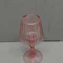 Desk Lamp Shaped Glass Candle Holder - Glass Hurricane Candleholder Crystal Decorative Candle Stand for Table Wedding Dinning Centerpieces Party Supplies Festival Decor Pink