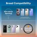 Magjieyx for Magsafe Car Mount Wireless Charger Magnetic Fast Charging Compatible with iPhone 17,16,15,14,13,Pro Max,Mini,Magsafe Case, Air Vent and Stick On Dashboard Car Phone Holder