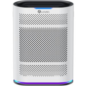 Air Purifiers for Home Large Room Cover 2,100 Ft,Home Air Purifier with Air Quality Monitor & Aromatherapy,Auto H13 Air Purifier Removes Pets Hair Dust Smoke Odor,with 7 Colors Light(White)