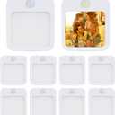 PYD Life 10 Pack Sublimation Night Light Blanks Plug in Motion Sensor 3" x 2.7" x 1.6",Warm Yellow LED Nightlight Adjustable Brightness for Bedroon,Bathroom,Hallway,Stairs,Kitchen