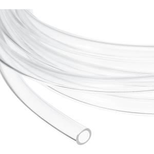 uxcell Clear PVC Tubing, 7mm ID x 9mm OD - 15ft PVC Tube Lightweight Vinyl Hose, Transparent Flexible Plastic Water Tubing for Air Oil Water Transfer Aquarium Irrigation