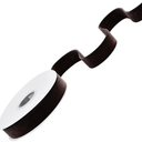 Ribest Brown Velvet Ribbon 1 Inch Continuous 10 Yards Christmas Ribbon for Gift Wrapping Wreath Christmas Tree Party Decoration Crafts Home Decor Bouquets