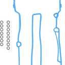 Engine Cylinder Valve Cover Gasket VS50807R VS50710 55573747 Valve Cover Gasket Set for Buick Encore 2013-2016