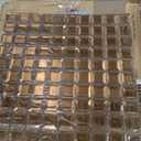 5 Sheets Peel and Stick Silver Square Flat Mirror Mosaic Tiles for Kitchen Backsplash and Bathroom Wall