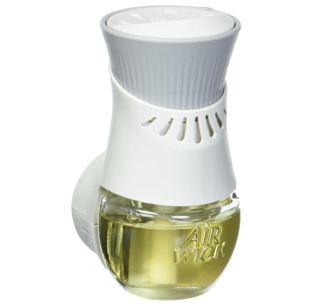 Air Wick Plug In Scented Oil Starter Kit, 1 Warmer + 5 Refills, Vanilla & Pink Papaya, Essential Oils, Air Freshener