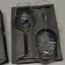 Shark 3D Blue Colored Wine Glasses (Set of 2), Personalized Red Wine Cups, Modern Shark Lover Gifts for Women, Party, Birthday, Wedding (Goblet)