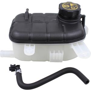 MOTOKU Engine Coolant Reservoir Air Bleed Hose and Reservoir Expansion Tank w/ Cap for Chevrolet Trax 2015-2021 for Buick Encore 2013-2021 1.4L