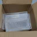 HOUSE DAY Acrylic Picture Frames 4x6, Lightweight Magnetic 4 x 6 Picture Frame for Wall and FreeStanding Desktop Display, Clear 4x 6 Photo Frame with Microfiber Cloth Nails, 4x6 Frame for Gift (5 Pack)