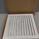 18" X 18" Aluminum Gable Vent with Screen, Never Rust Gable Vents for ShedReducing Indoor Temperature - Ideal for Wall, Attic,Shed,Door, and Shipping ContainerVent Opening: 16" x 16"