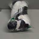 PAVILIA Striped Throw Blanket for Sofa Couch | Soft Flannel Fleece Stripe Black and White Decorative Throw | Warm Cozy Lightweight Microfiber | 50 x 60 Inches