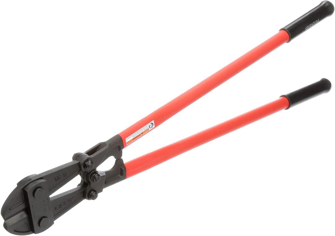 RIDGID 14228 Model S30 Heavy-Duty Bolt Cutter with Comfortable Grips and Alloy Steel Jaws 14228, 31, Red